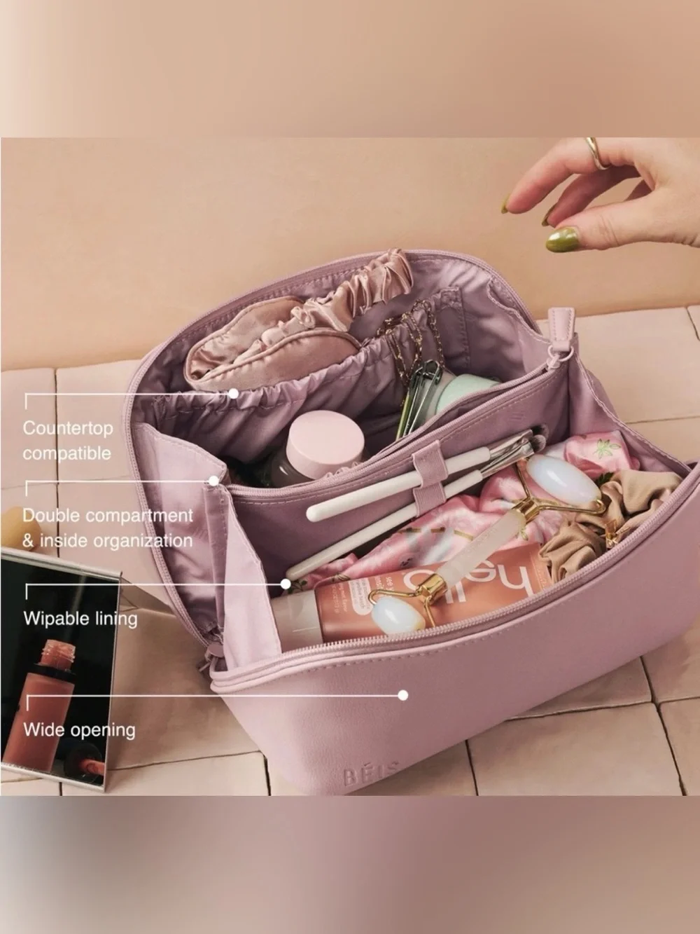 The Wicked Toiletry Kit In Wicked Pink